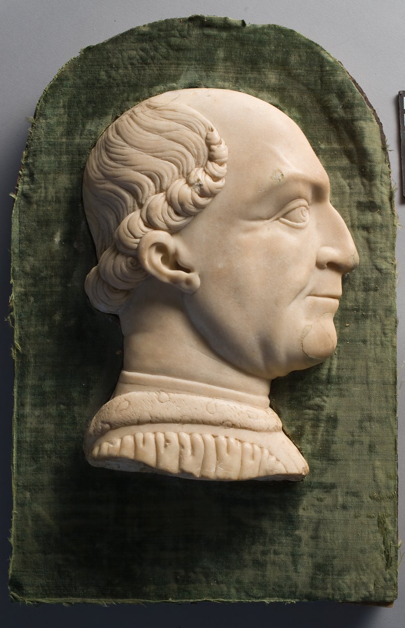 Portrait de Francesco Sforza et cadre, 1450-1499 - Unbekannt