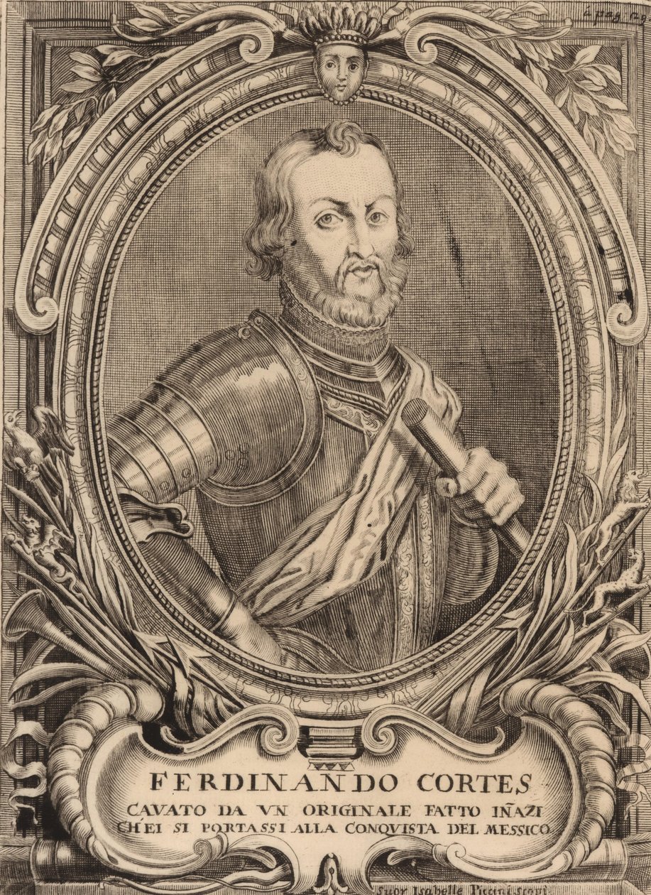Portrait de Hernán Cortés 1485-1547 - Unbekannt