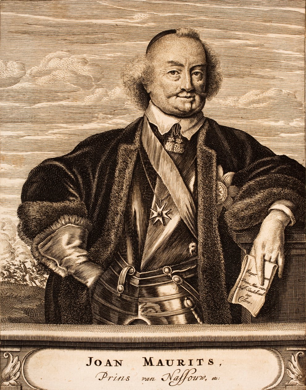 Portrait de Jean Maurice, prince de Nassau-Siegen 1604-1679, 1675 - Unbekannt