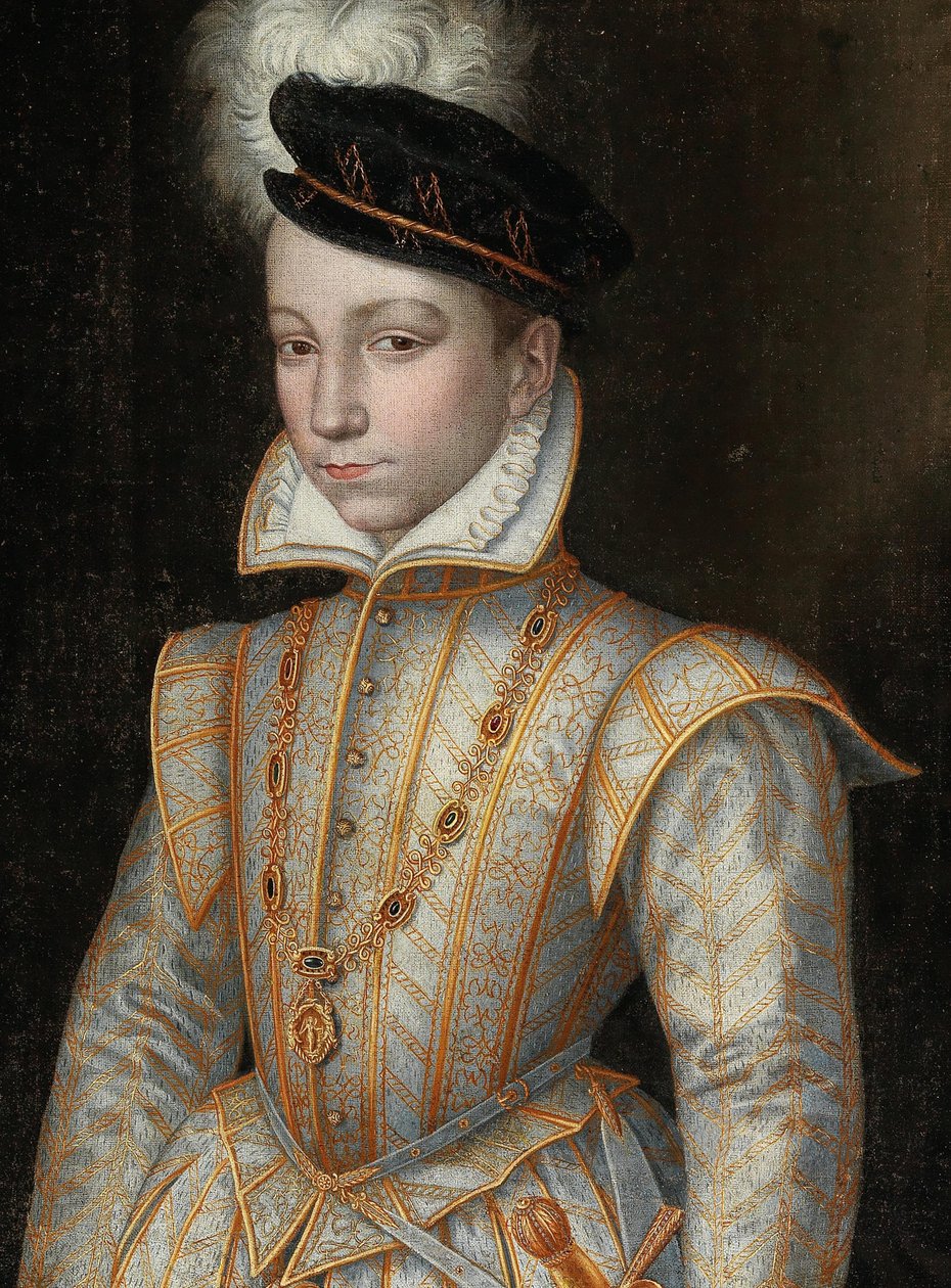 Portrait du roi Charles IX de France 1550-1574, vers 1560. - Unbekannt