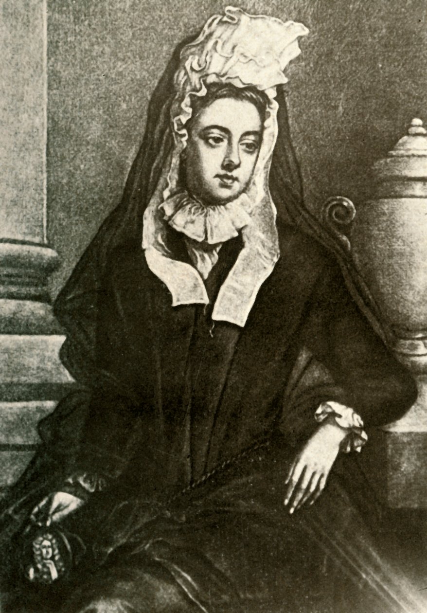 Portrait de Lady Fenwick, montrant le deuil des veuves - Unbekannt