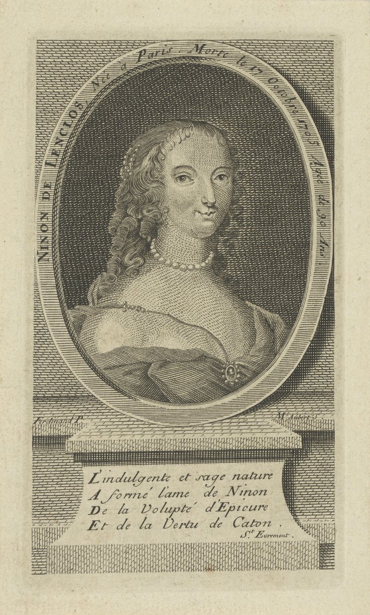 Portrait de Ninon de Lenclos - Unbekannt