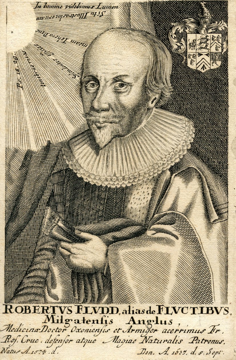 Portrait de Robert Fludd 1574-1637, XVIIe siècle - Unbekannt