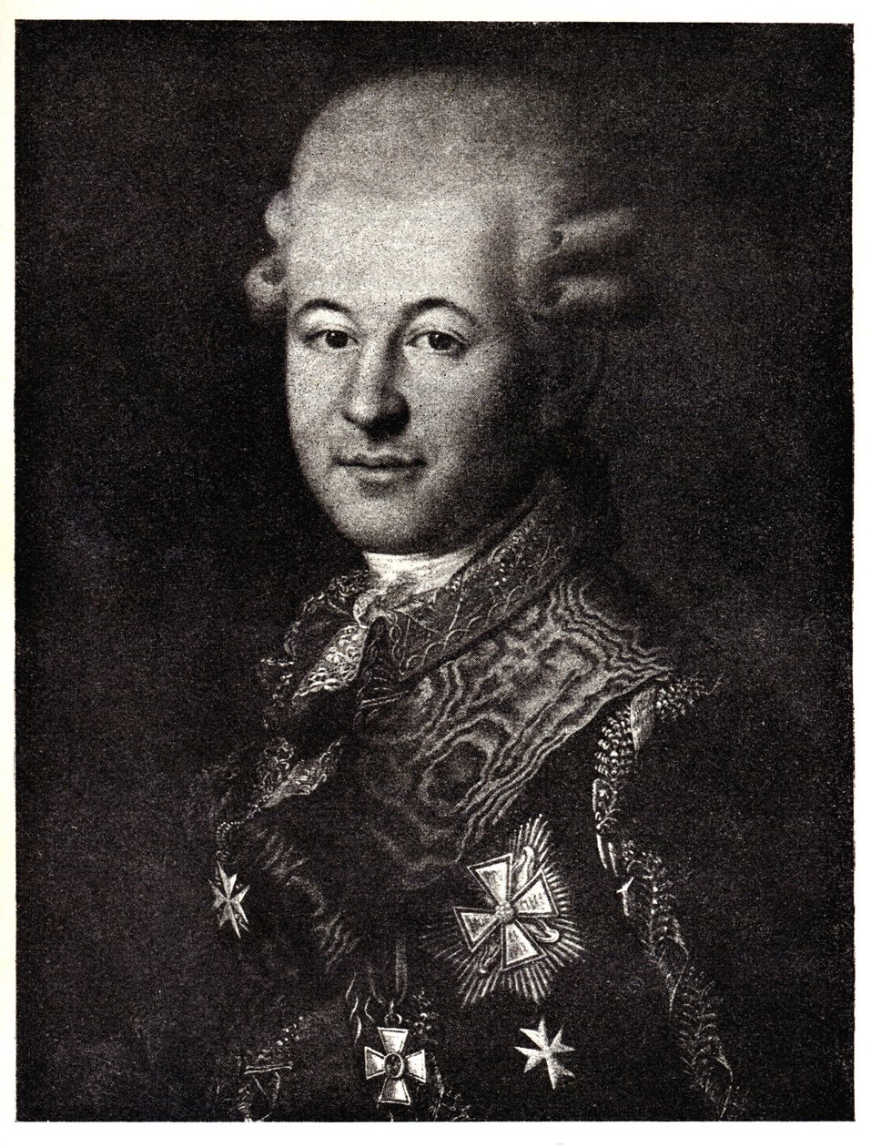 Portrait de Semyon Zorich 1745-1799, favori de Catherine la Grande, début 19e siècle - Unbekannt