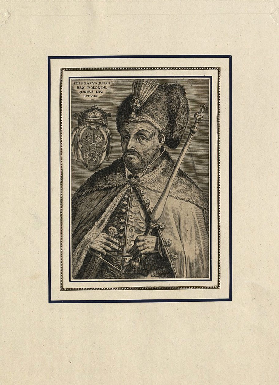 Portrait de Stephen Báthory, roi de Pologne, fin du XVIe siècle - Unbekannt