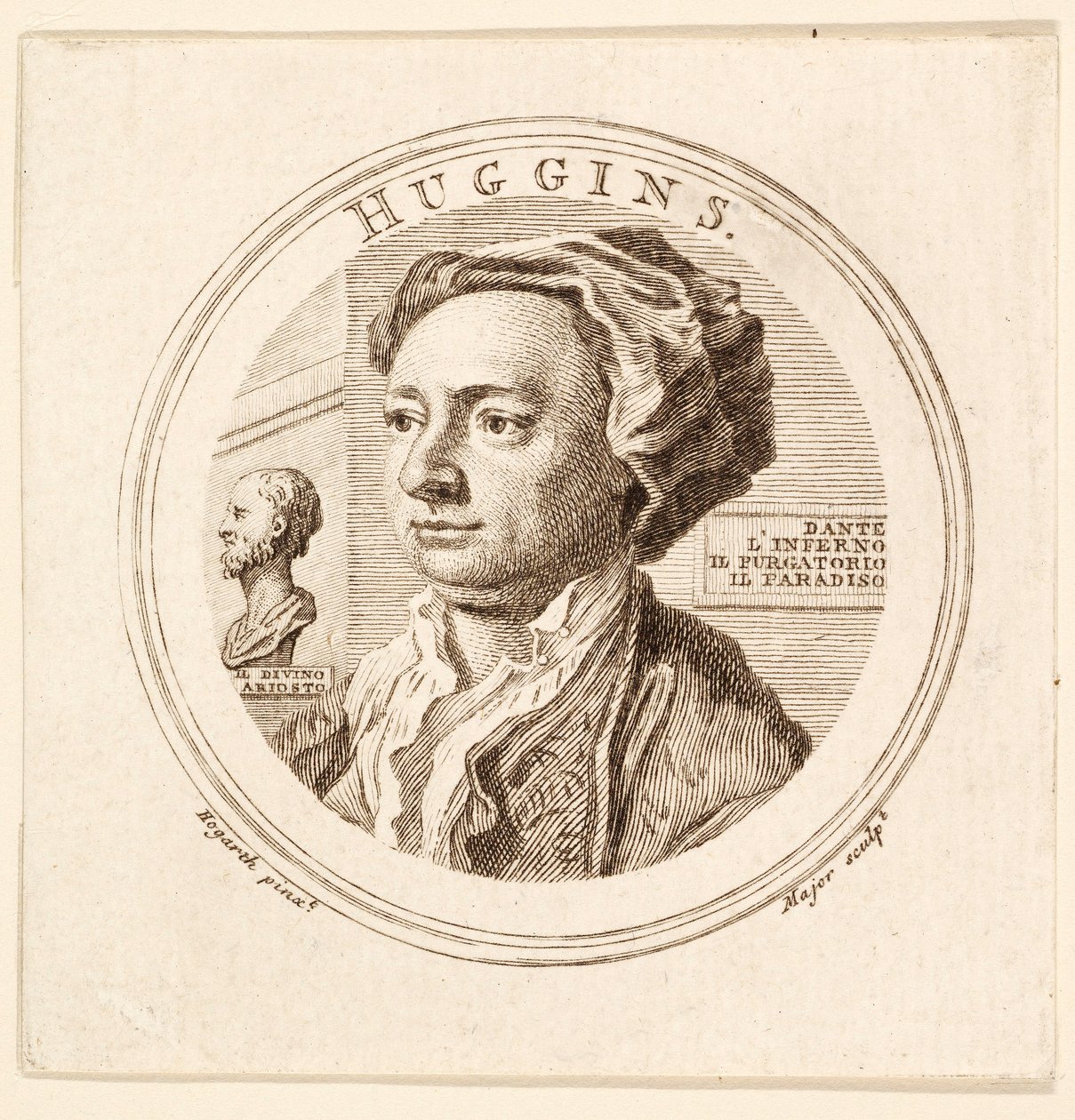 Portrait de William Huggins, pub. 1760 - Unbekannt