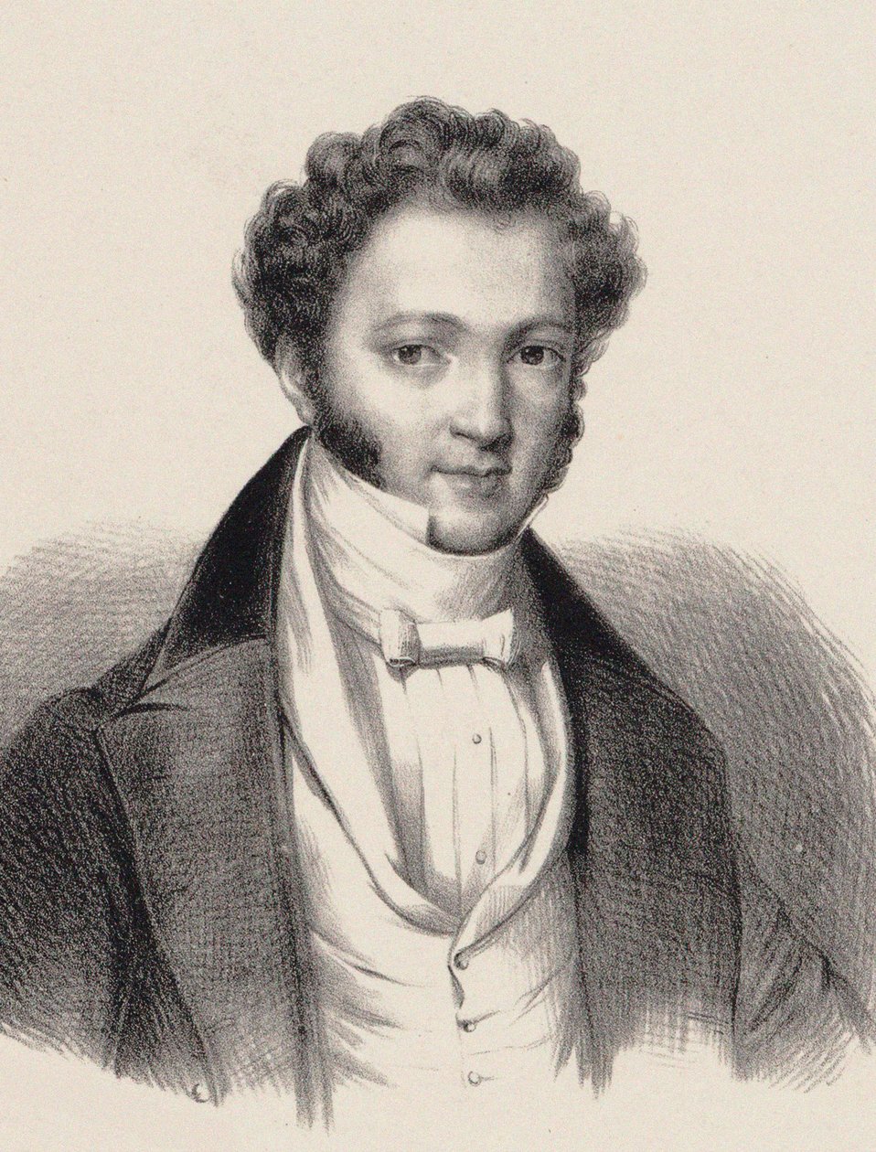 Portrait du pianiste et compositeur Ignaz Moscheles - Unbekannt