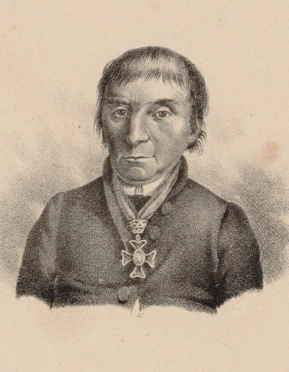 Portrait du pianiste et compositeur Maximilian Stadler 1748-1833, 1830 - Unbekannt