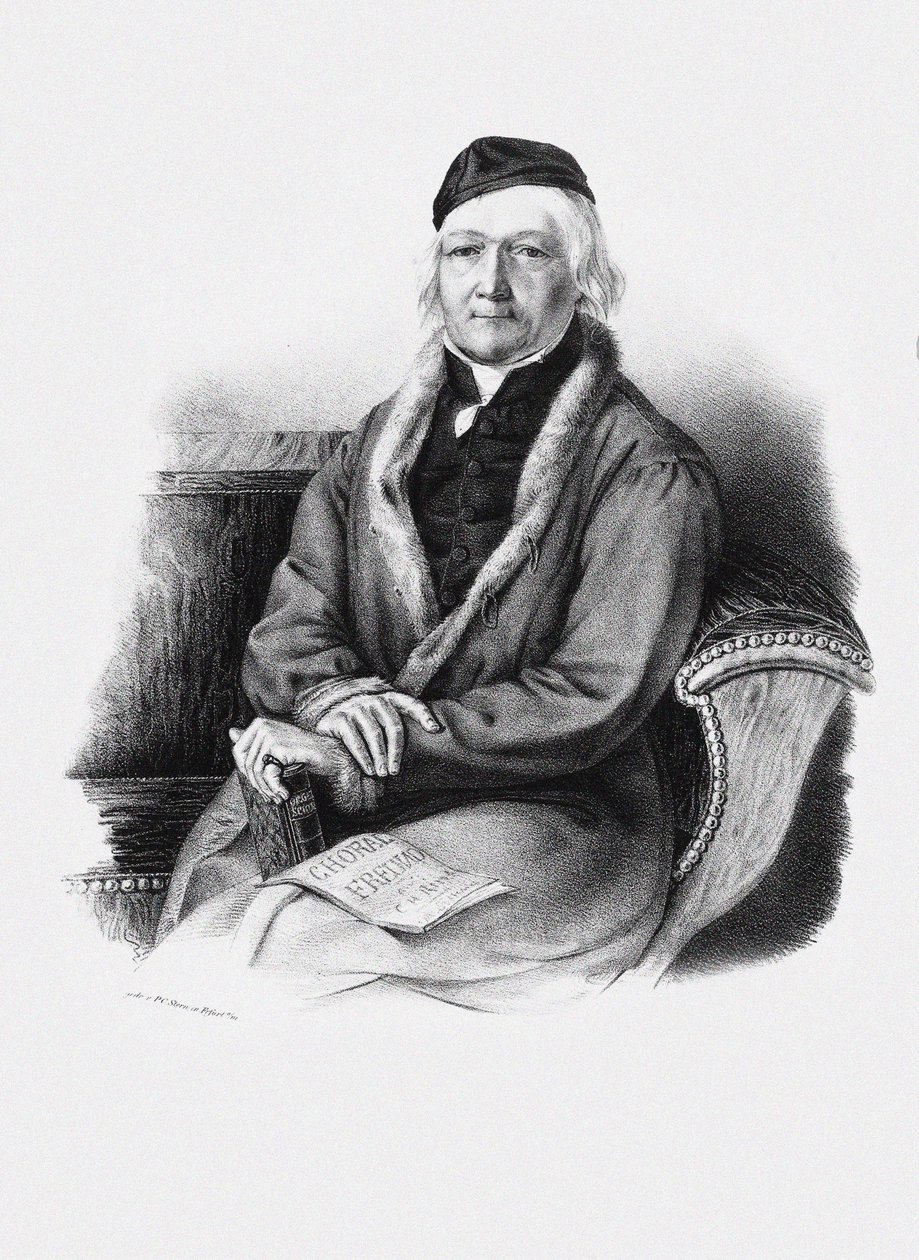 Portrait du compositeur Johann Christian Heinrich Rinck 1770-1846 - Unbekannt