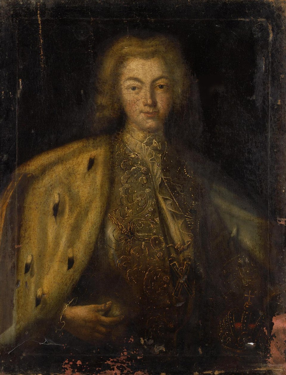 Portrait du tsar Pierre II de Russie 1715-1730, 18e siècle - Unbekannt