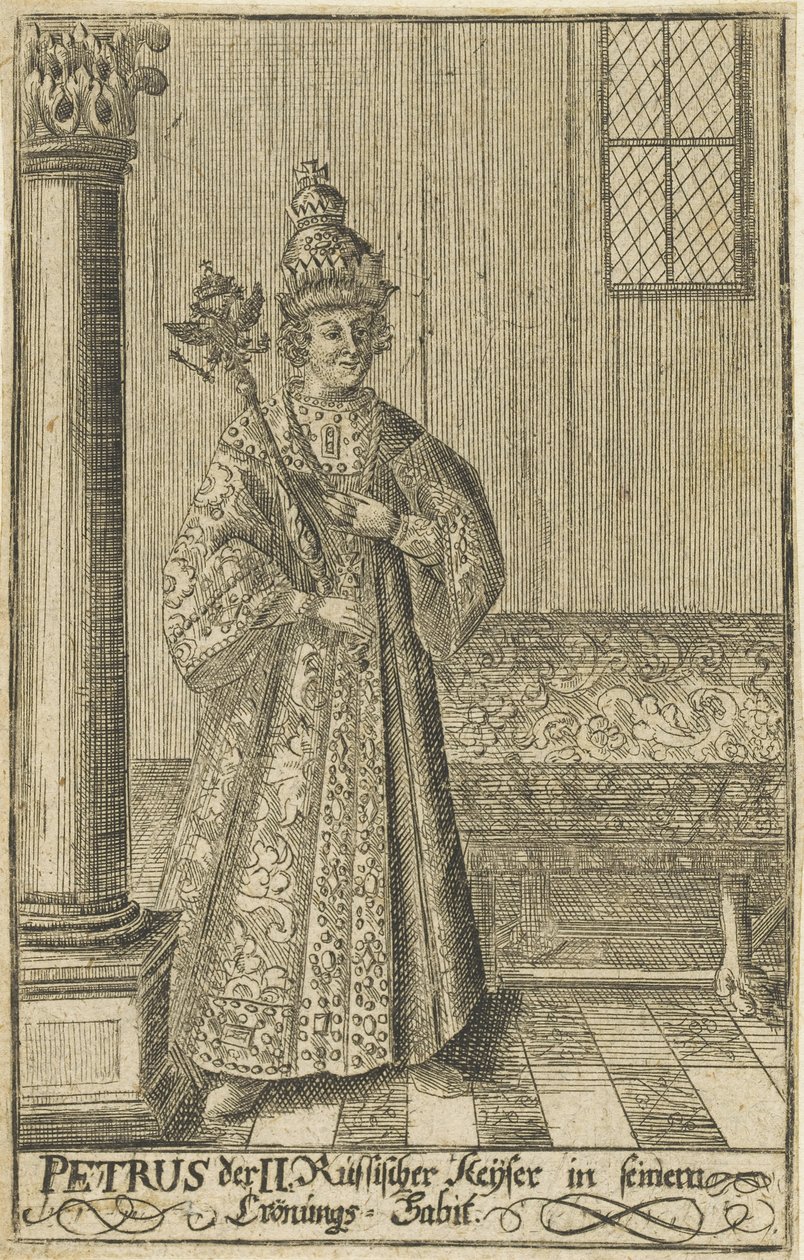Portrait du tsar Pierre II de Russie - Unbekannt