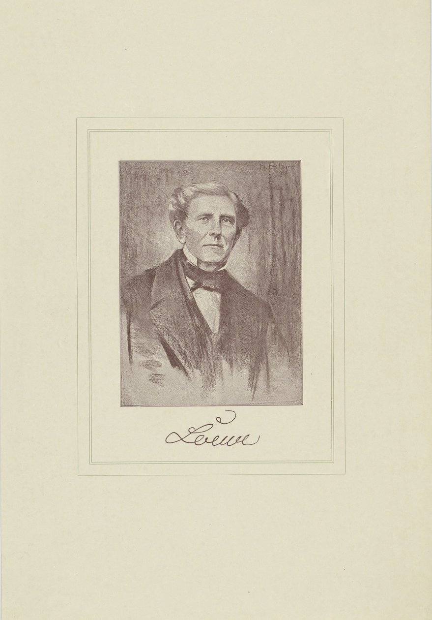 Portrait du compositeur Carl Loewe 1796-1869 - Unbekannt
