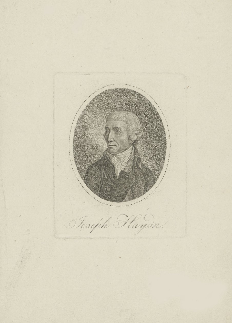 Portrait du compositeur Joseph Haydn 1732-1809, 1800s - Unbekannt