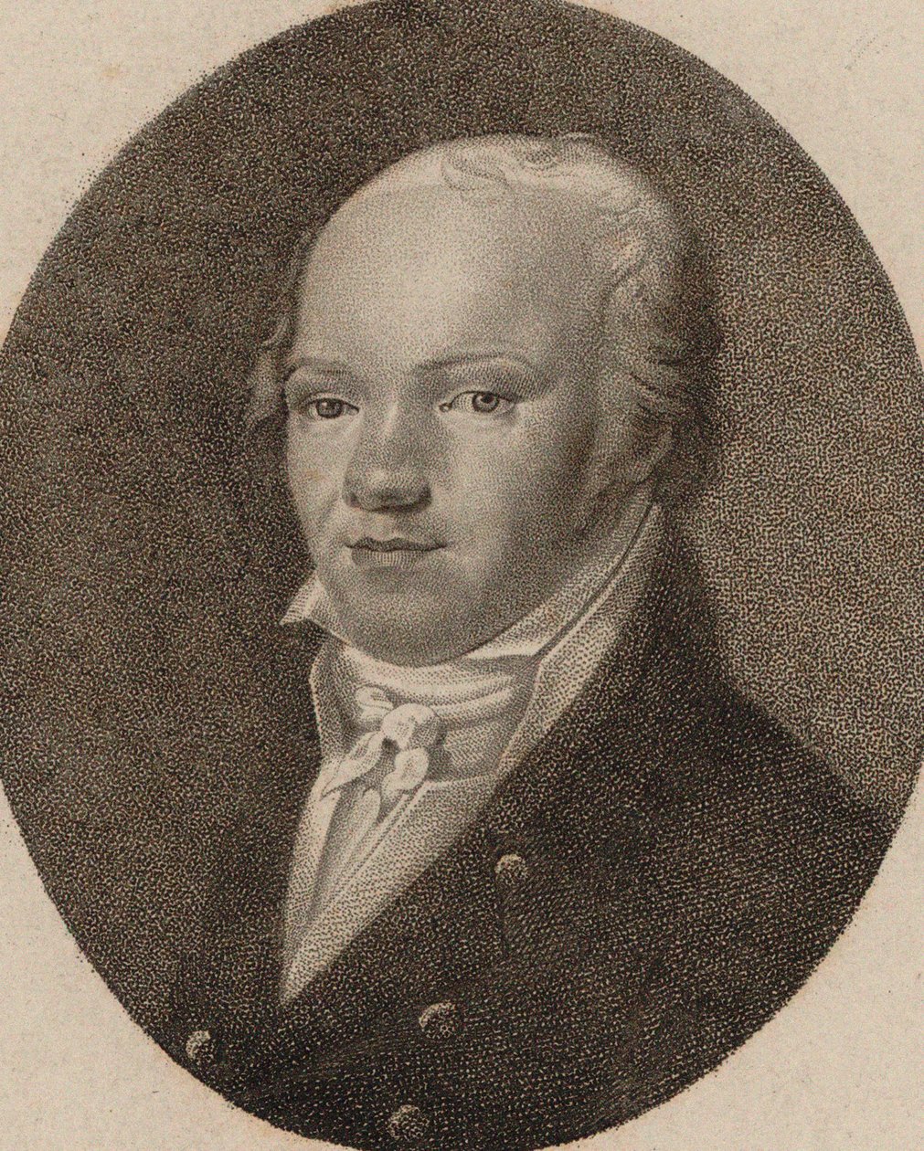 Portrait du violoniste et compositeur Andreas Romberg 1767-1821, vers 1800 - Unbekannt