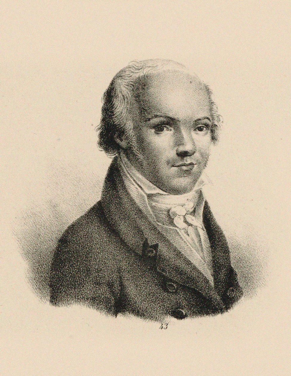 Portrait du violoniste et compositeur Andreas Romberg 1767-1821, vers 1815 - Unbekannt