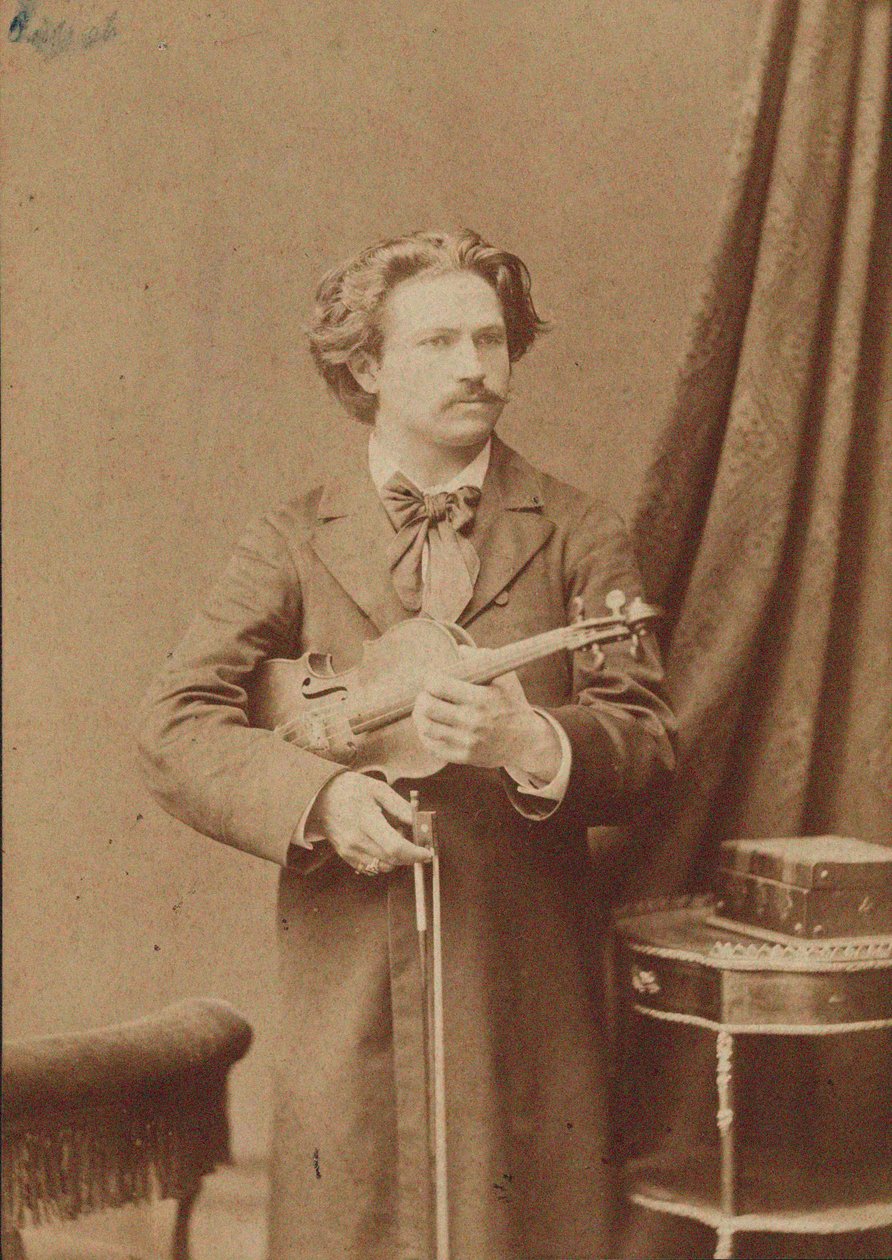 Portrait du violoniste et compositeur Frantisek Ondricek 1857-1922, 1882-1883 - Unbekannt