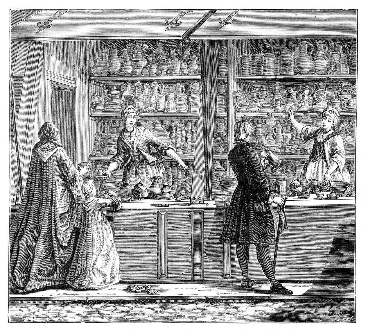 Boutique de poterie, 1885 - Unbekannt