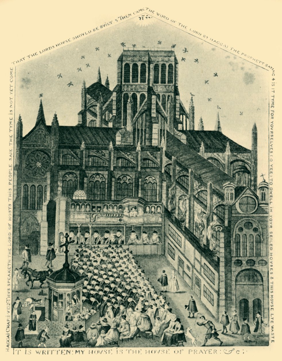 Prédication à la croix de Saint-Paul au XVIIe siècle, 1947 - Unbekannt