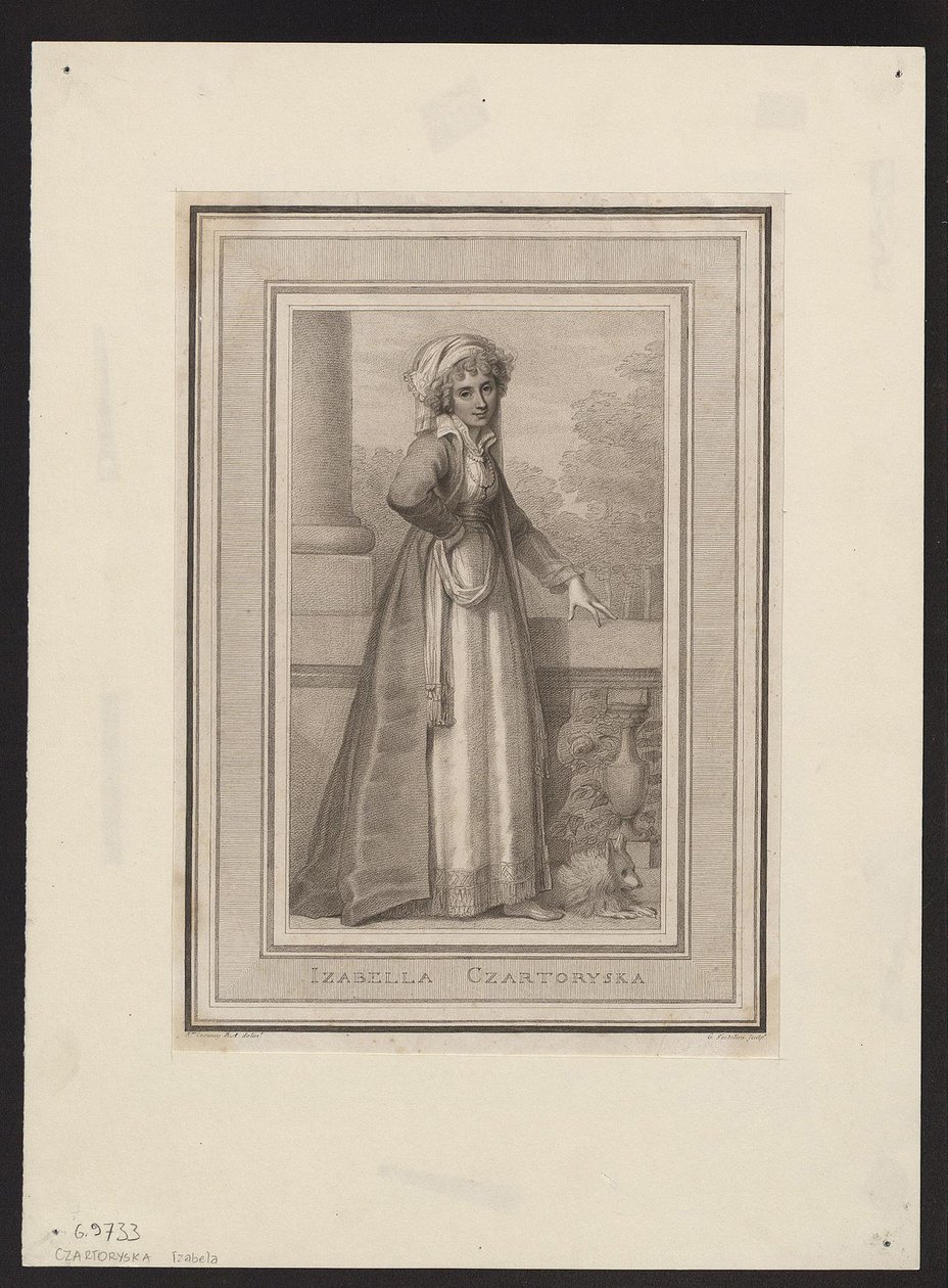 Princesse Izabela Czartoryska, née Comtesse Fleming 1746-1835, 18ème siècle - Unbekannt