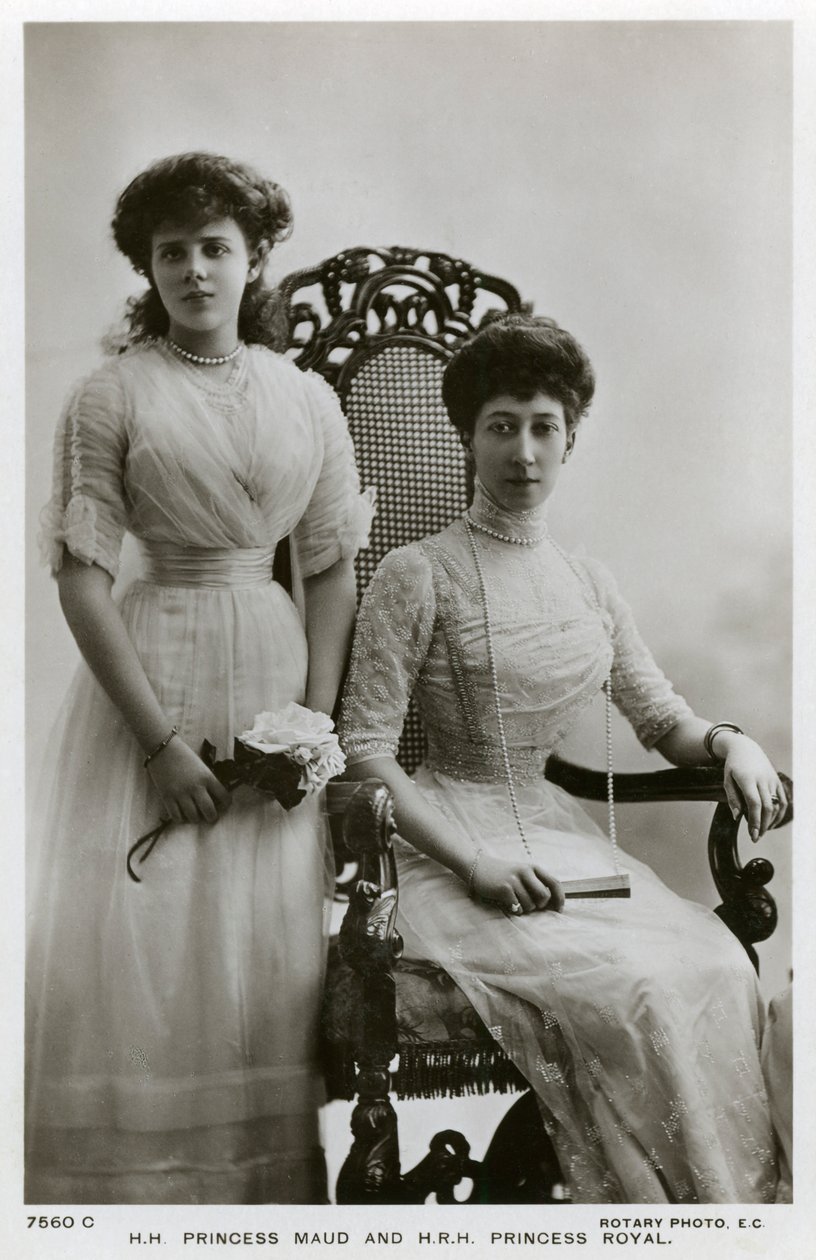 Princesse Maud et la princesse royale, vers 1907-1910 - Unbekannt