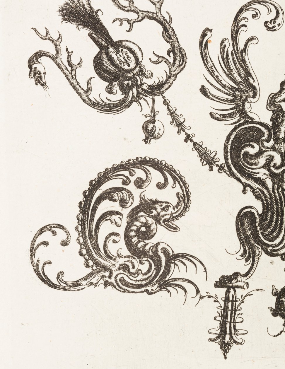 Planche 48, du Neüw Grotteßken Buch (Nouveau Livre Grotesque), 1610 - Unbekannt