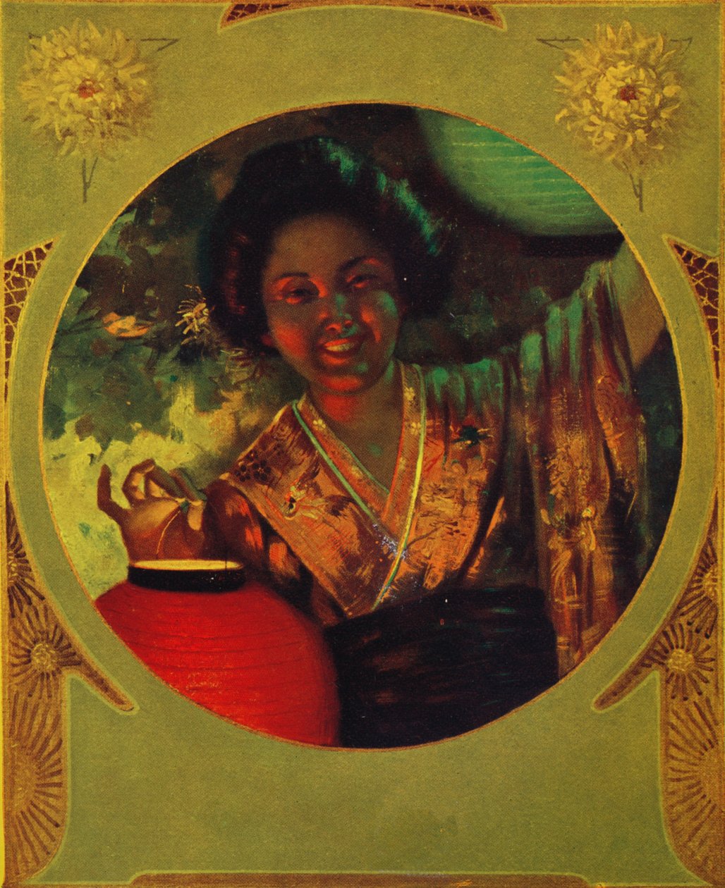 Imprimé avec le lac bi-couleur et bleu de Shackell, 1907 - Unbekannt