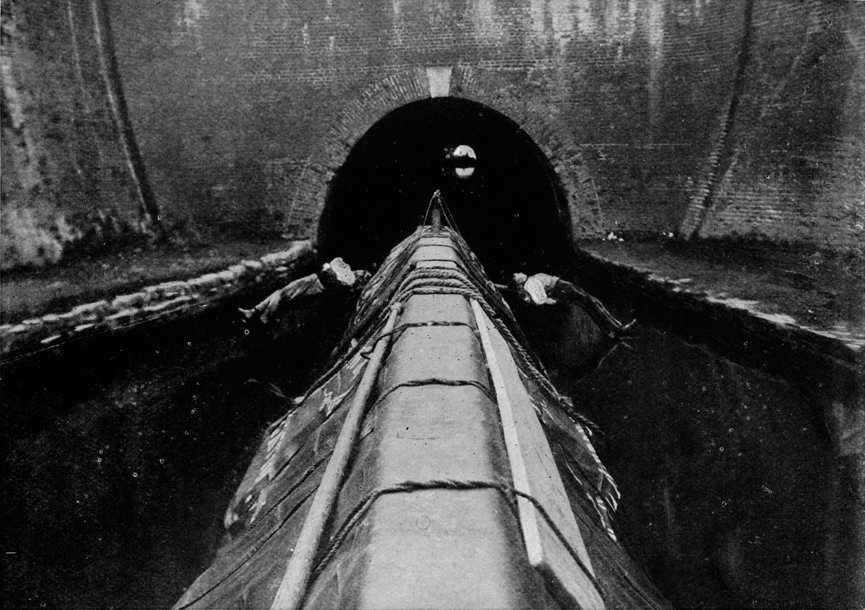 Prêt à commencer à tirer un bateau de canal, Londres, vers 1890 - Unbekannt