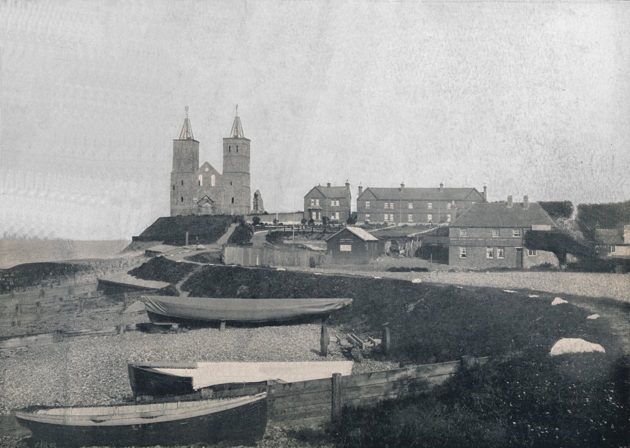 Reculver - Le village et les tours de Reculver, 1895 - Unbekannt