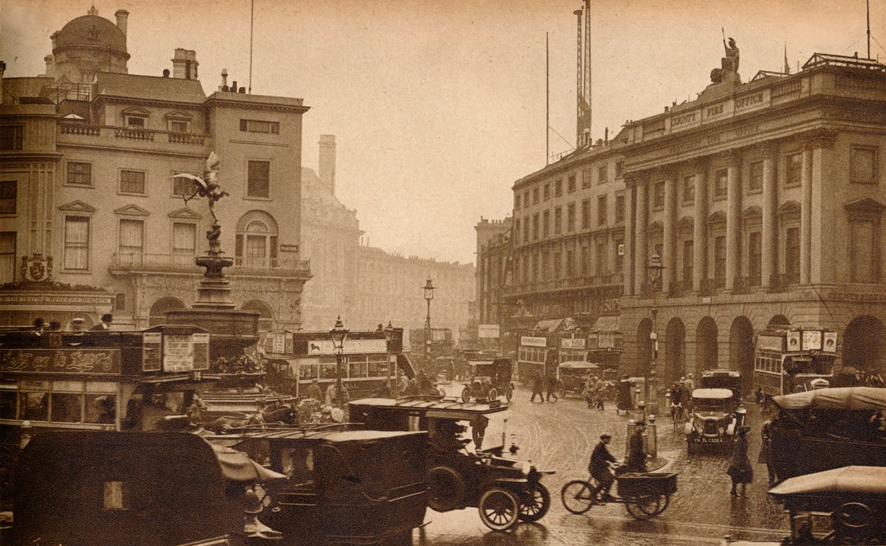 Regent Street, Londres, Angleterre, vue de Piccadilly Circus, 1923 - Unbekannt