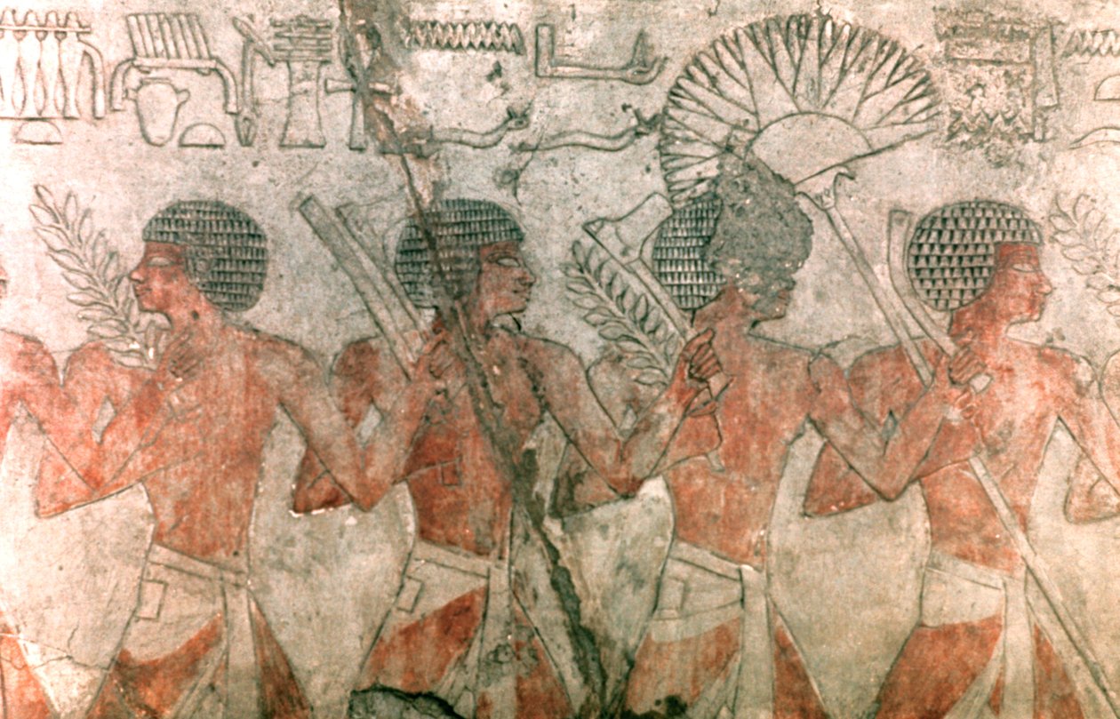 Relief avec des soldats, temple de Hatchepsout - Unbekannt