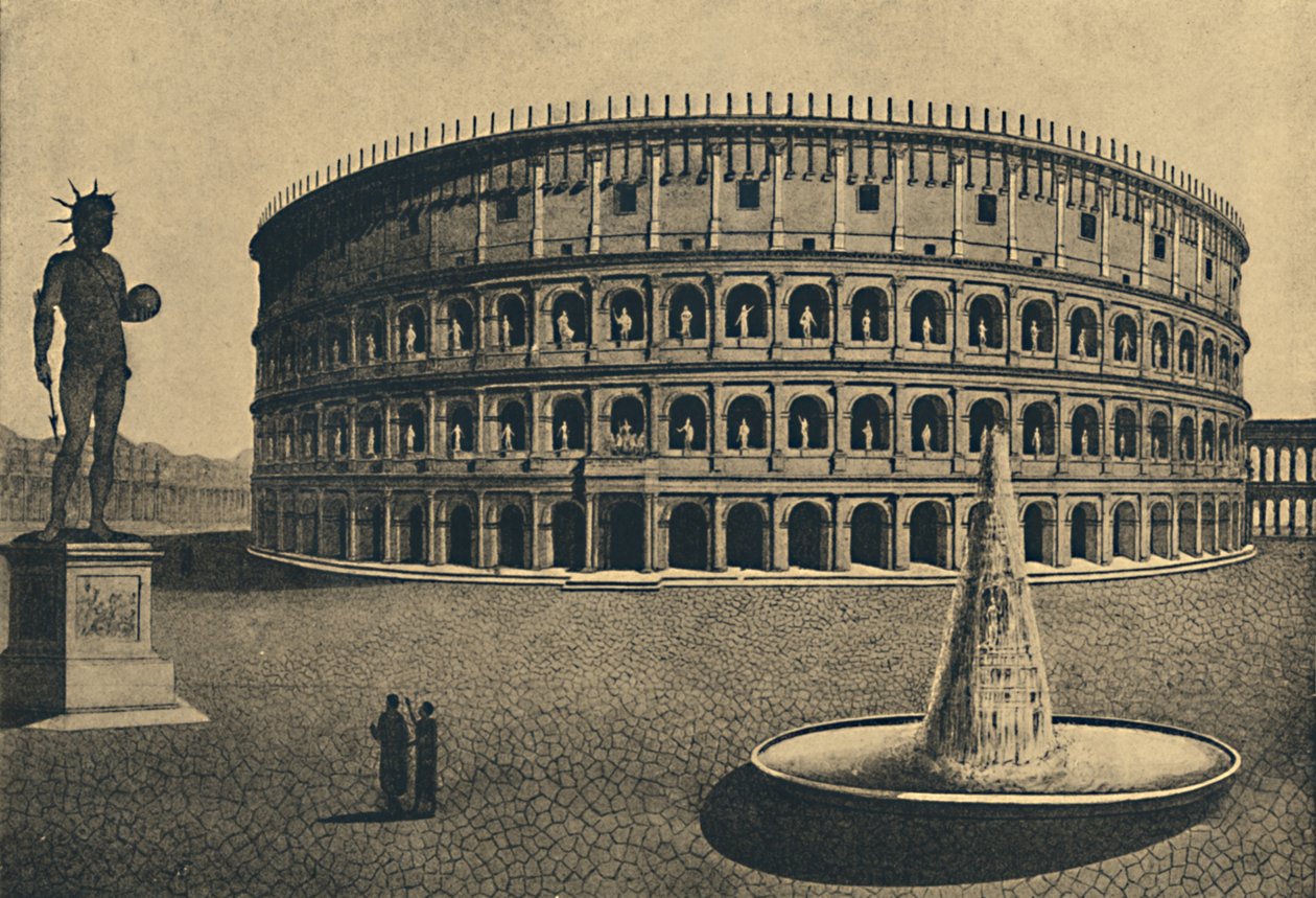 Rome - Reconstruction imaginaire du Colisée, 1910 - Unbekannt