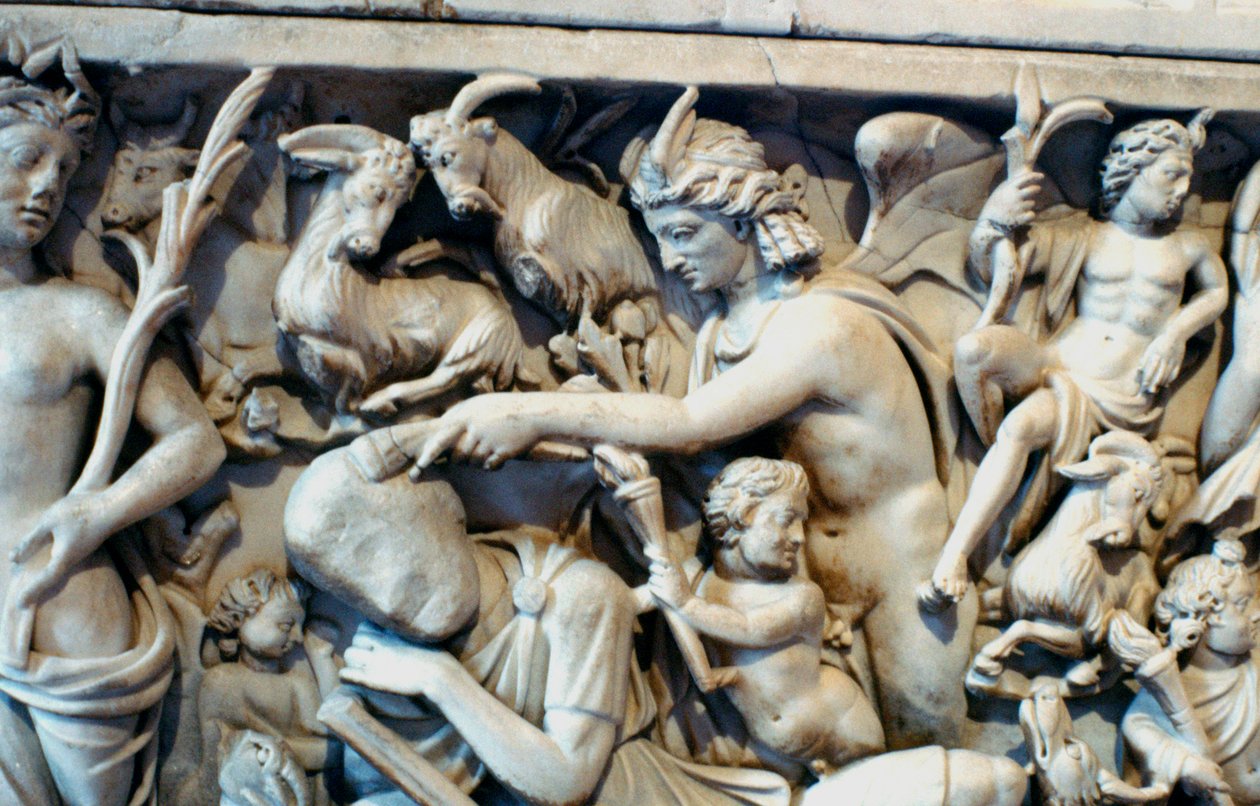 Sarcophage romain avec la légende de Séléné et Endymion, 230-235 après J.-C. - Unbekannt