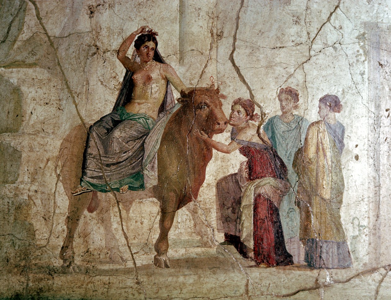 Peinture murale romaine du Viol de l