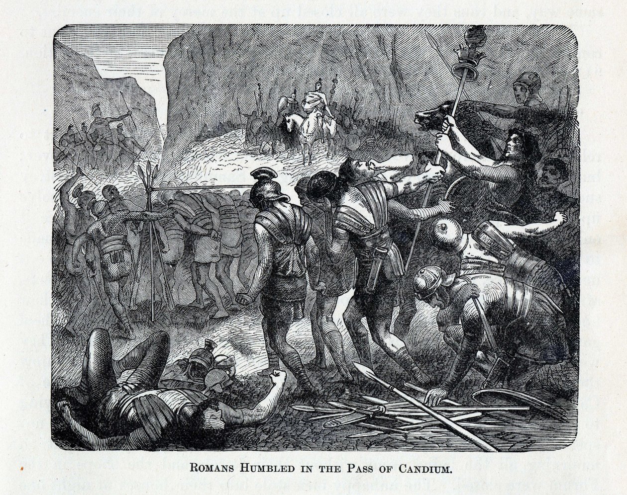 Les Romains humiliés dans le défilé de Caudium, 1882 - Unbekannt