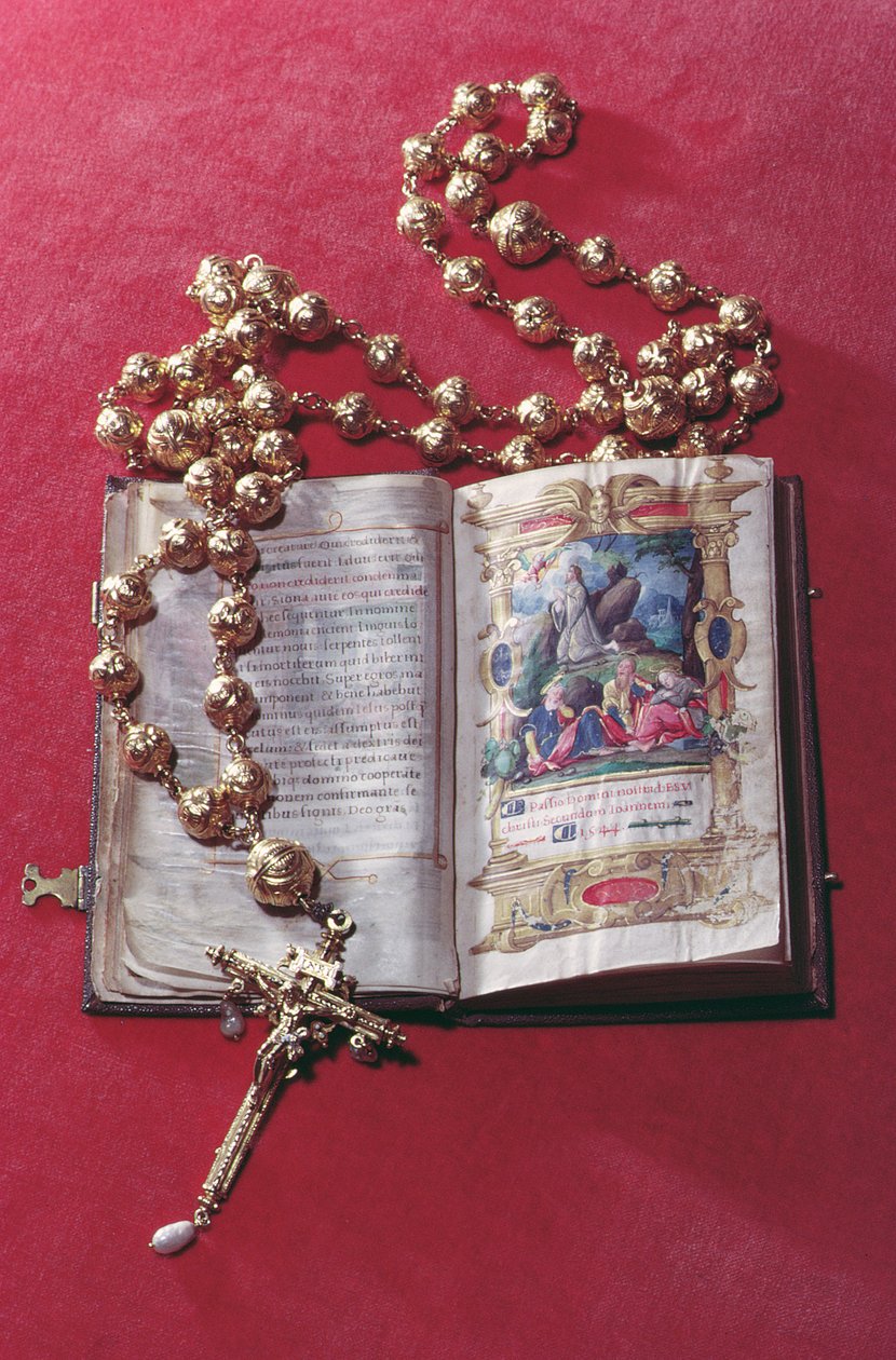 Chapelet et livre de prières appartenant à Marie Stuart - Unbekannt