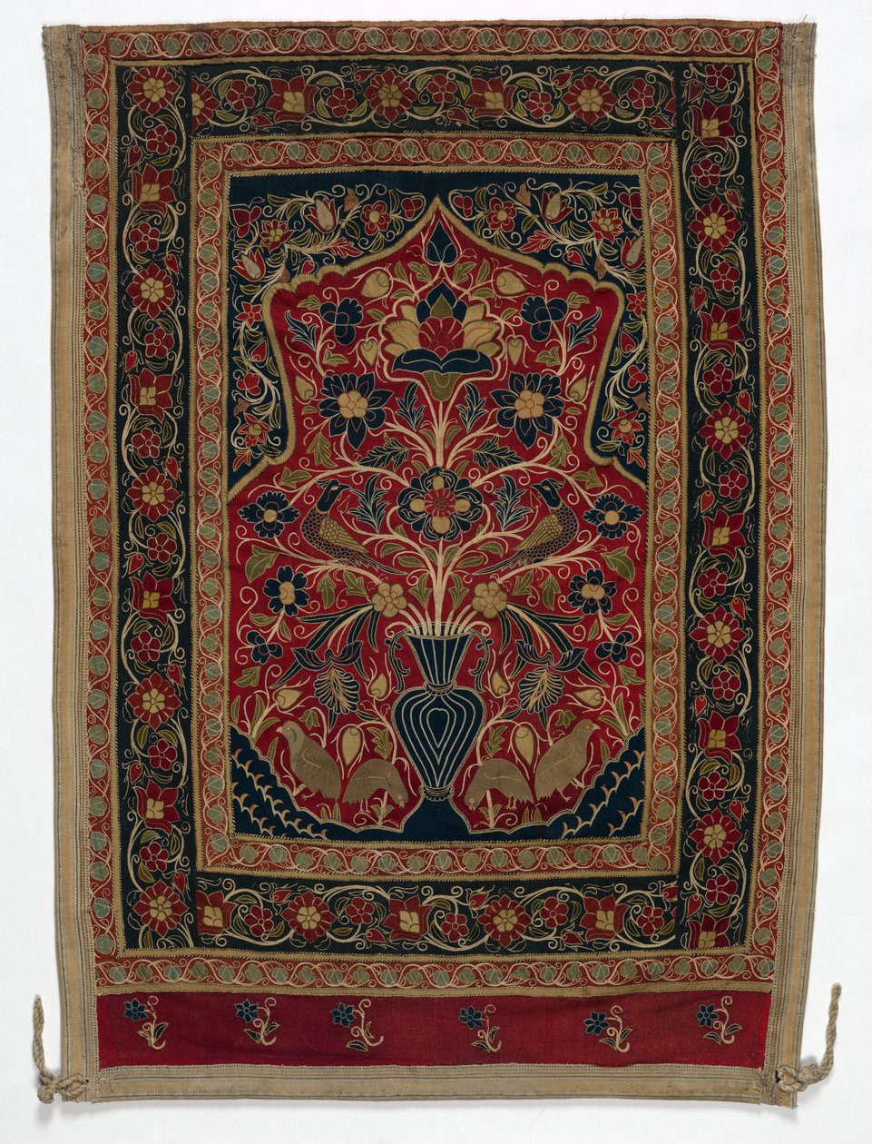 Tente ronde royale faite pour Muhammad Shah panneau mural avec un panneau B, 1834-1848 - Unbekannt