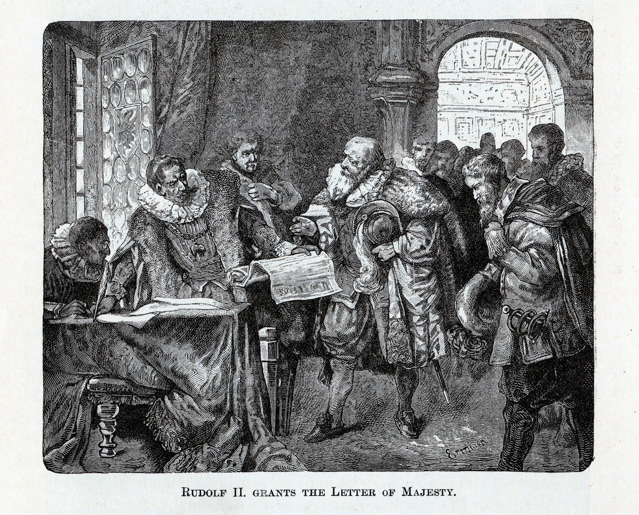 Rodolphe II accorde la Lettre de Majesté, 1882 - Unbekannt