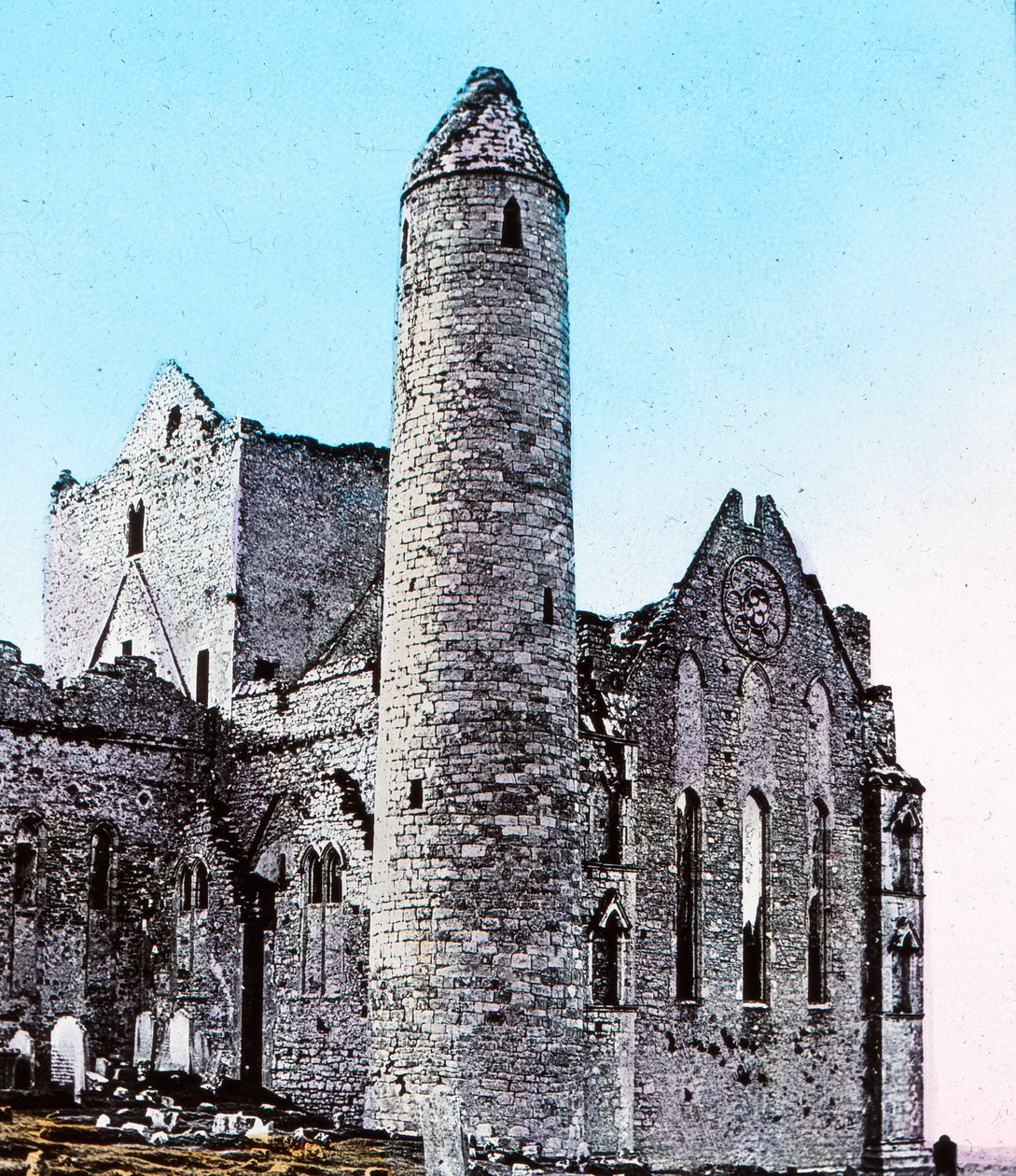 Ruines sur le Rocher de Cashel, Co. Tipperary, vers 1910 - Unbekannt