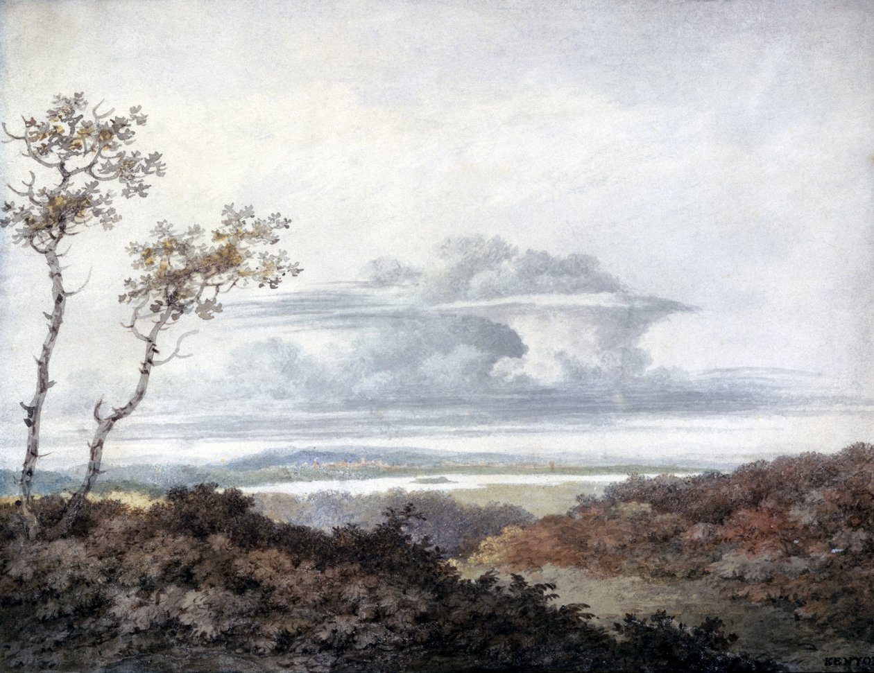Paysage rural et étude des nuages par Luke Howard, mars 1849 - Unbekannt