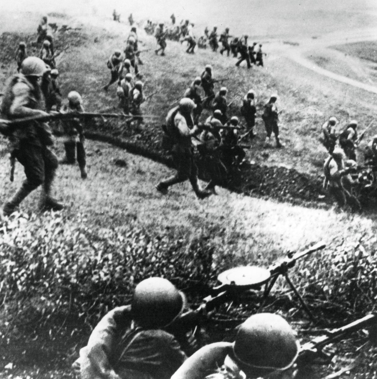 Troupes russes à la contre-attaque, région de Mozdok, Caucase du Nord, septembre 1942 - Unbekannt