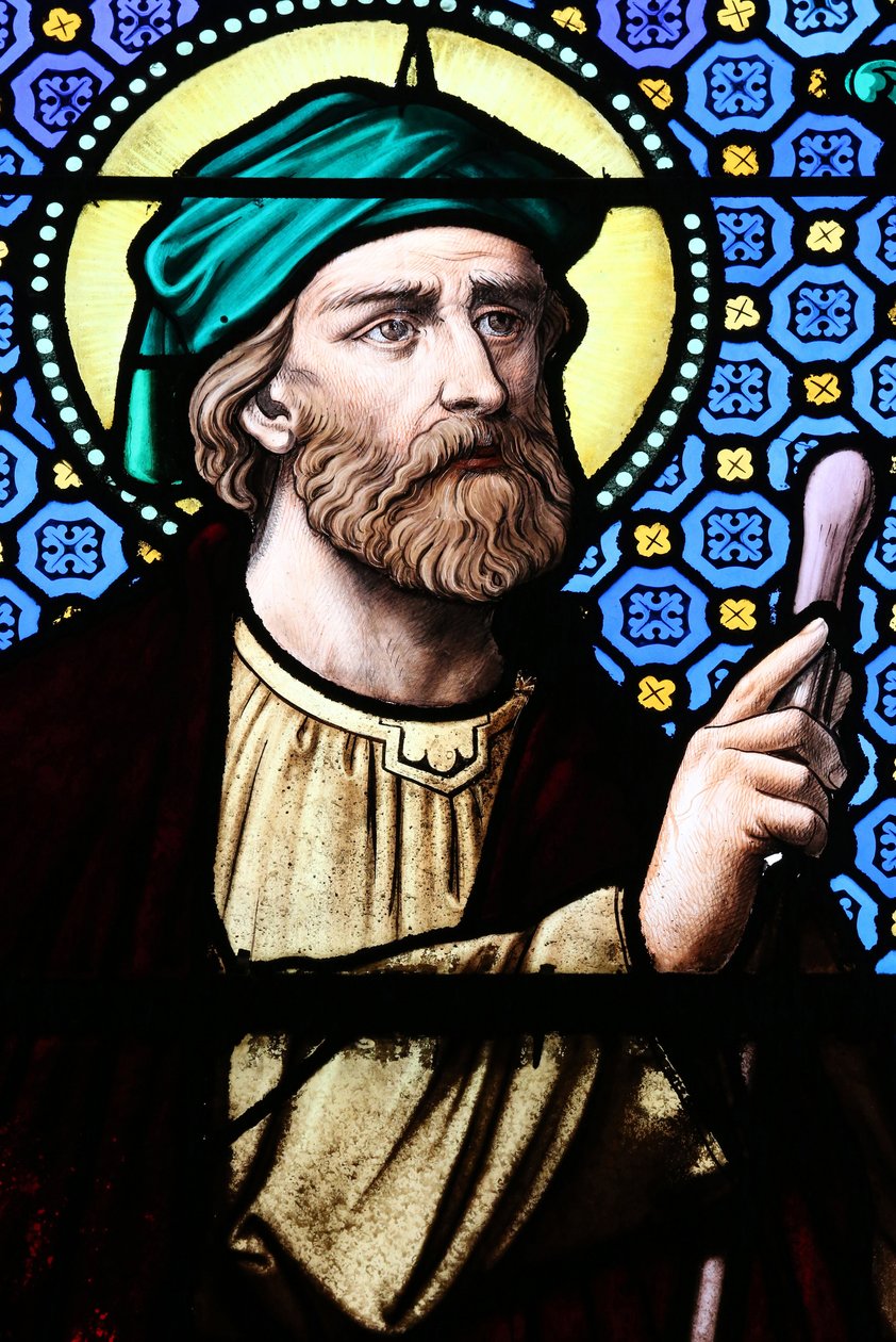 Église du Sacré-Cœur. Vitrail. Jesse, 20160604, Moulins, France - Unbekannt