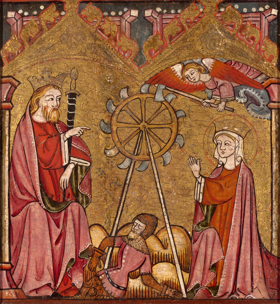 Sainte Catherine délivrée de la roue - Unbekannt