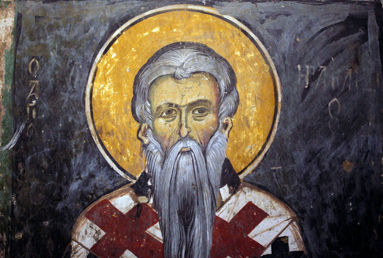 Saint Iraklion, fresque byzantine du monastère Agios Ioannis Lampadistis, 11e siècle, Chypre - Unbekannt