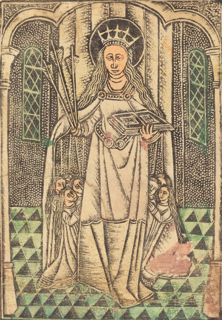Sainte Ursule comme protectrice - Unbekannt