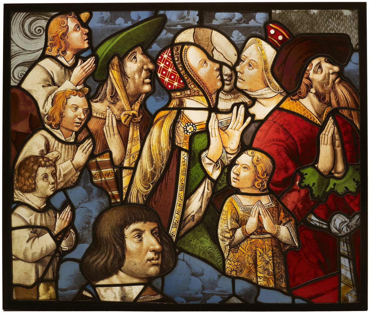 Saints et adorateurs en adoration, France, 151015 - Unbekannt