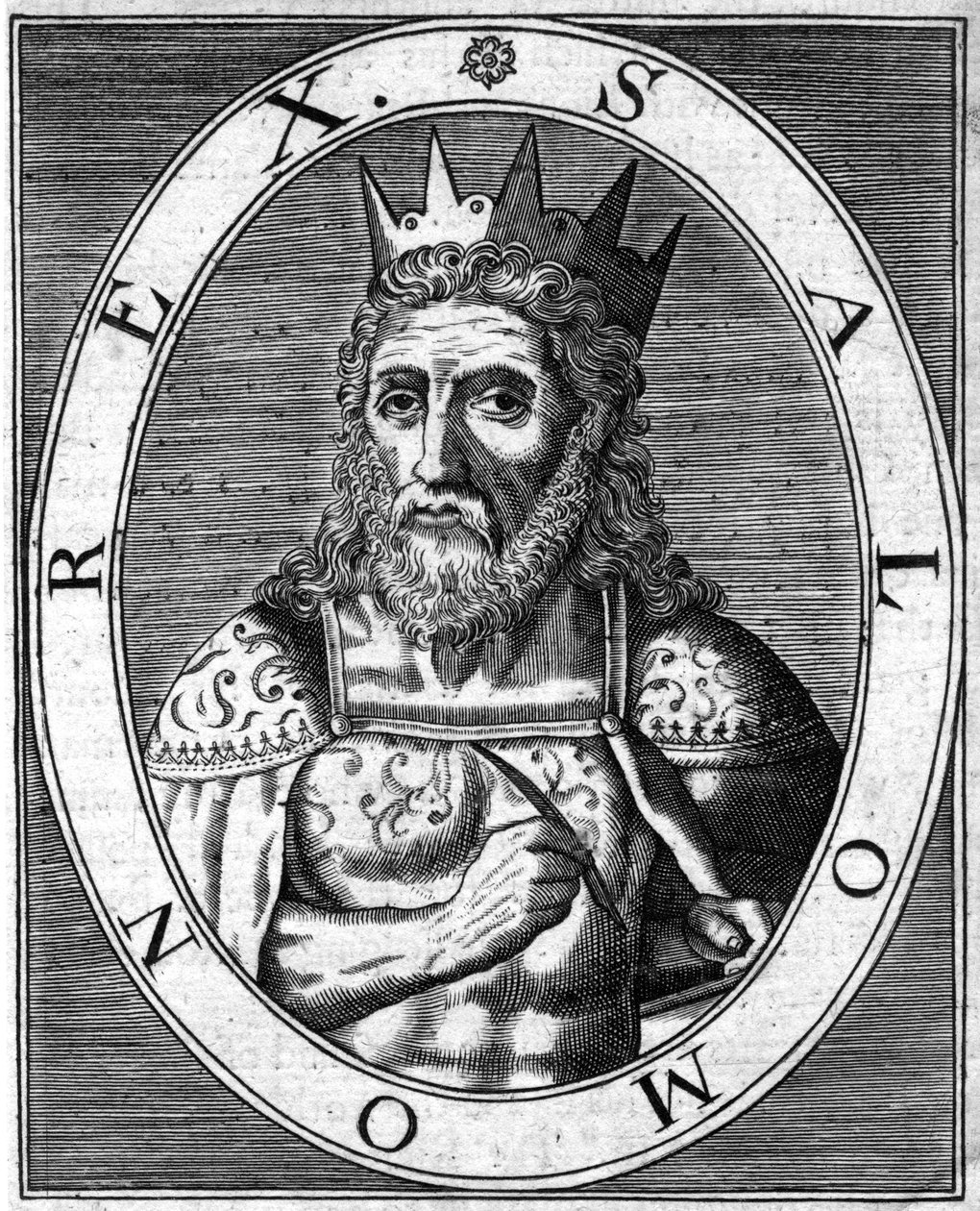Salomon Rex. Portrait du roi Salomon - Unbekannt