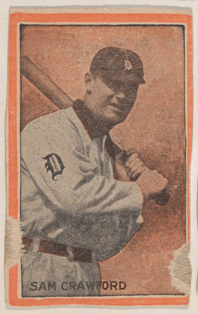 Sam Crawford, de la série de joueurs de baseball W500 Orange Borders, 1910 - Unbekannt