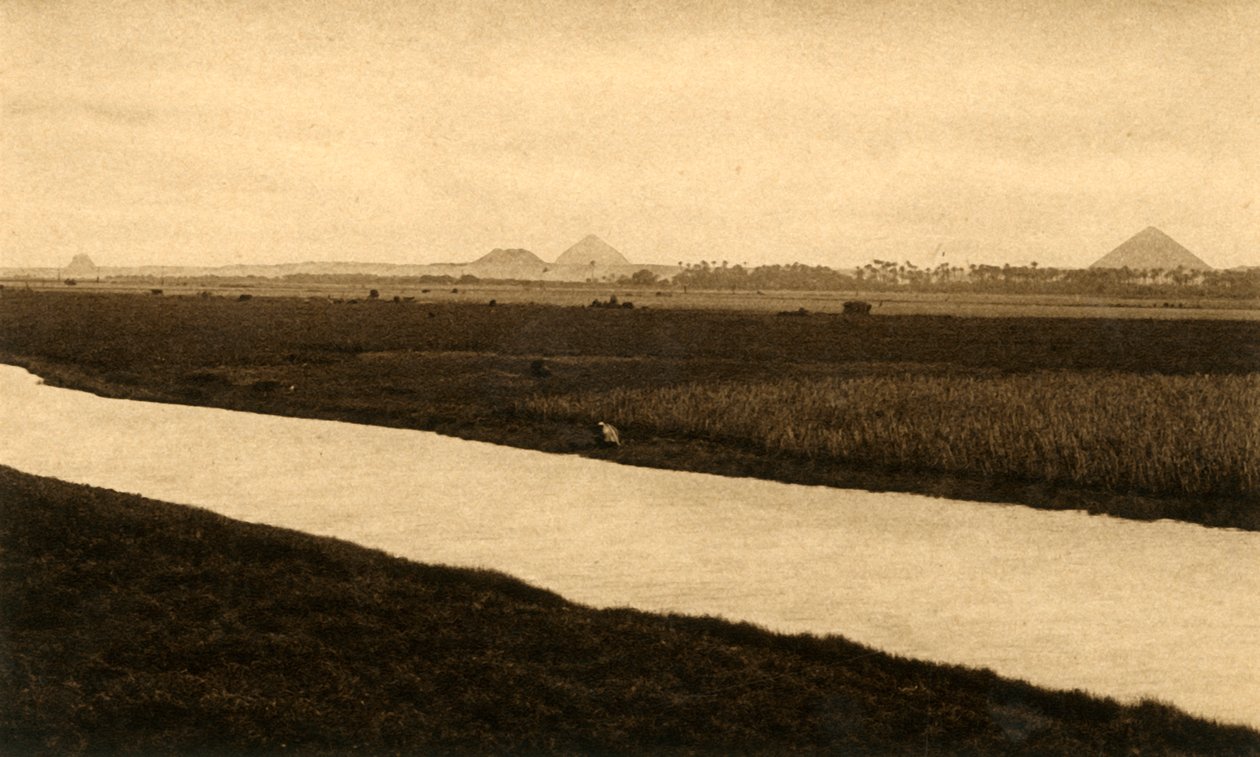 Saqqara - Les pyramides de Dashur, vers 1918-1939 - Unbekannt