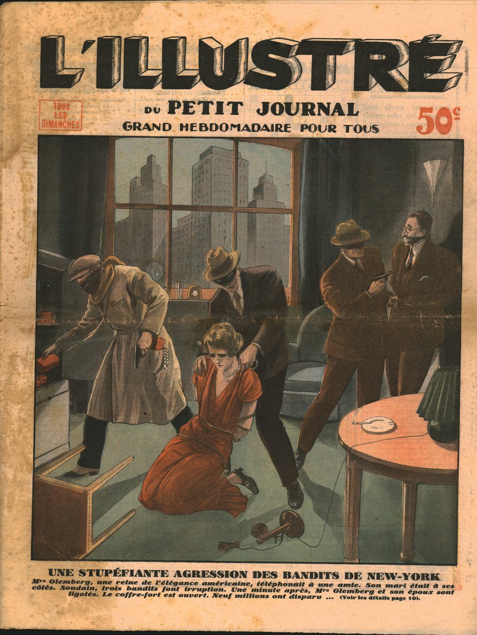 Vol choquant par des bandits à New York, 1932 - Unbekannt