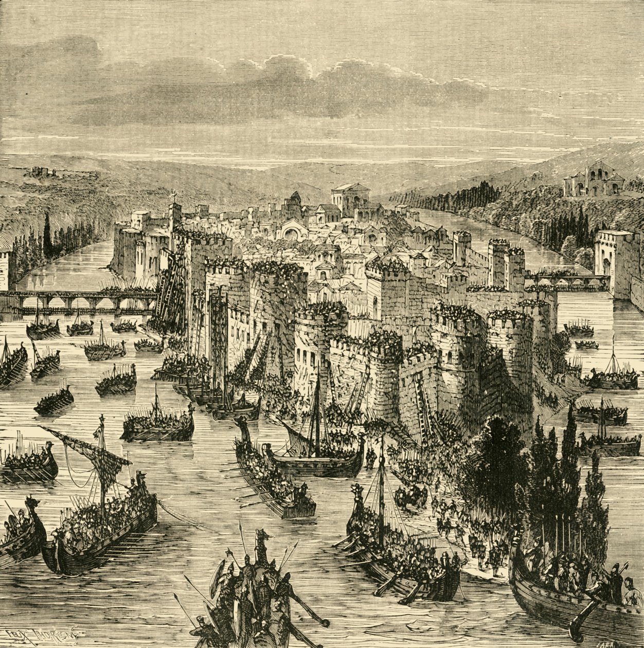 Siège de Paris par les Normands, 845, 1890 - Unbekannt